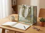 Traditional Chinese Lacquer Art Tote Bag — Moss & Mist