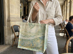 Traditional Chinese Lacquer Art Tote Bag — Moss & Mist