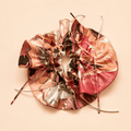 Marble Lacquer Art Silk Scrunchie