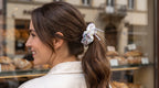 Traditional Chinese Lacquer Art Pearl Scrunchie — Ribbon & Mist