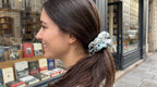 Traditional Chinese Lacquer Art Pearl Scrunchie — Ink & Snow