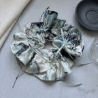 Traditional Chinese Lacquer Art Pearl Scrunchie — Ink & Snow