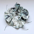 Traditional Chinese Lacquer Art Pearl Scrunchie — Ink & Snow
